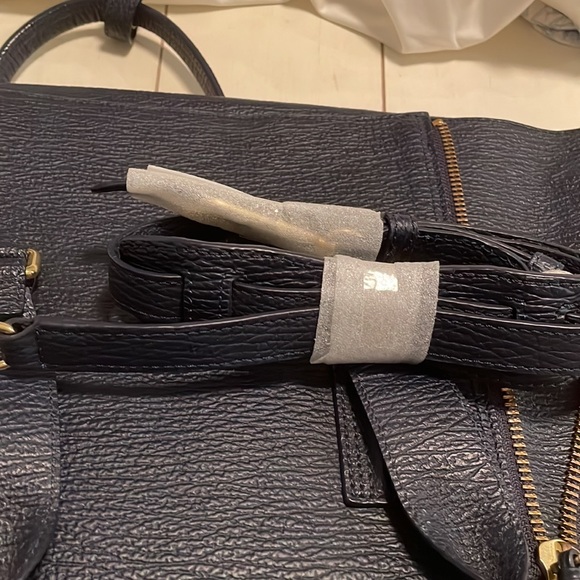 Beautiful condition satchel navy